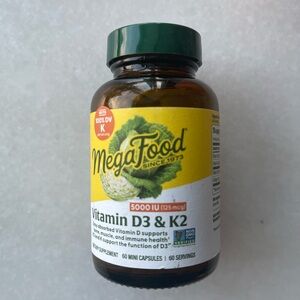 Megafood vitamin D3 & K2 ( 5000 IU)